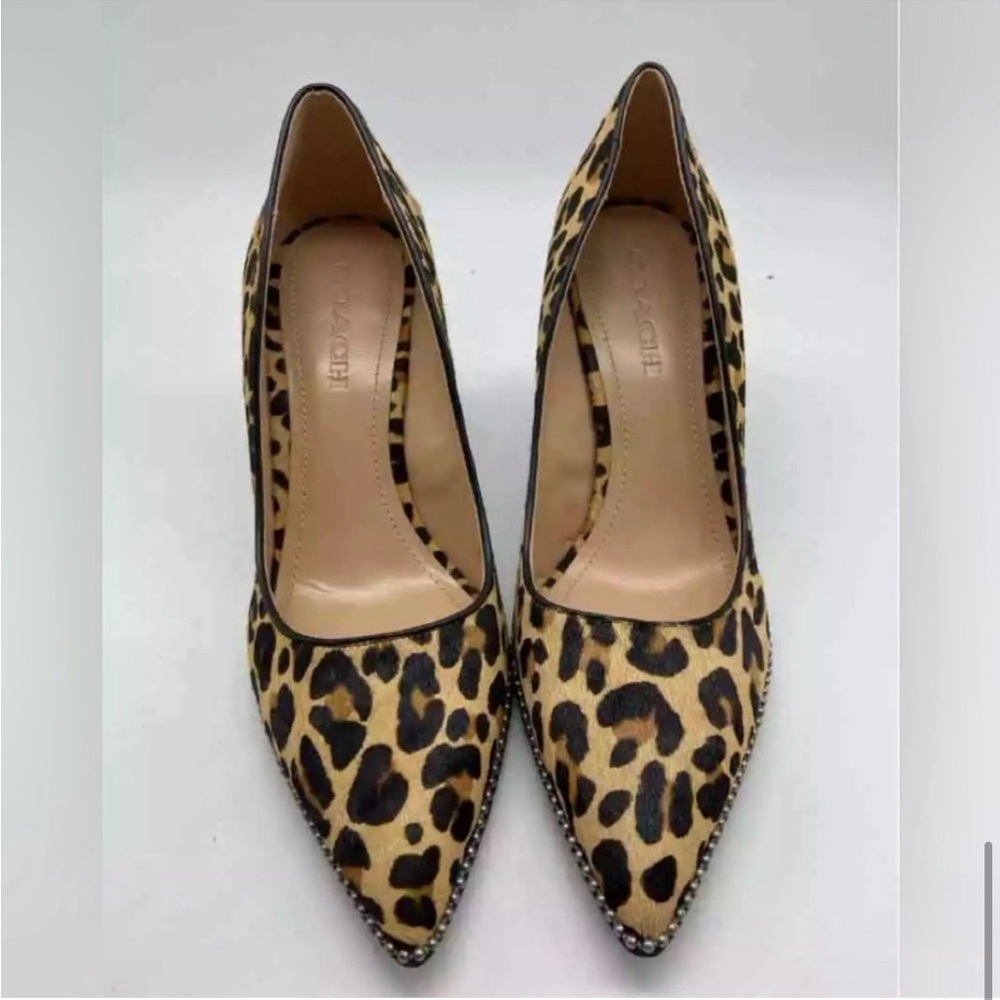 Coach Leopard Print Women's Heels